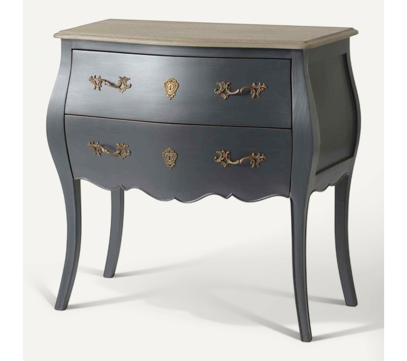 Commode Murano Céleste 2 Tiroirs - Amadeus