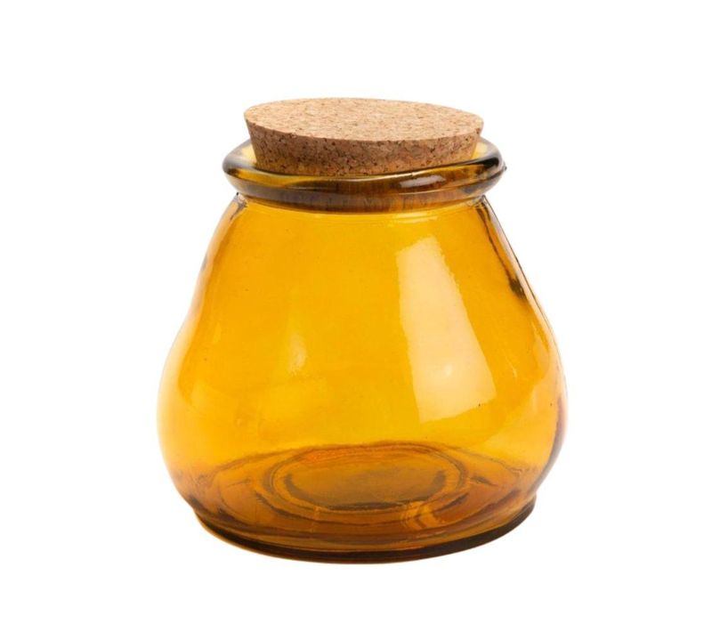 Bocal Liège Ocre 0.8 L En Verre