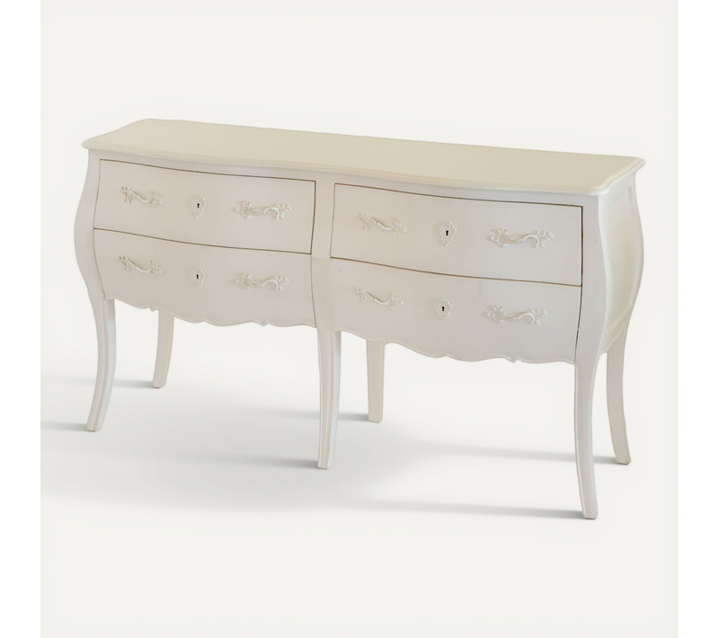 Commode Double Murano Blanche - Amadeus
