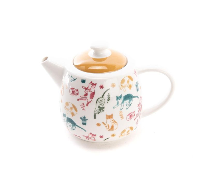 Coffret Théière Infuseur Marius 650 Ml En Porcelaine