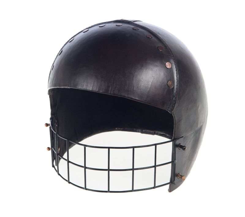 Casque De Football Américain En Cuir En Cuir