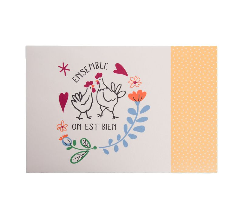 Set De Table Flavie (lot De 2) En Plastique