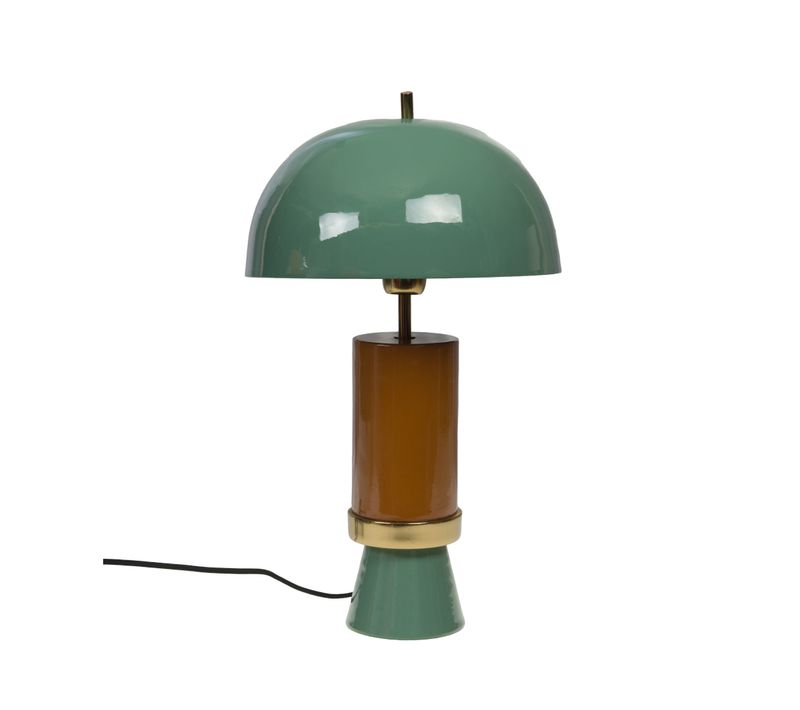 Lampe à Poser Vintage Bicolore Bleue- Amadeus