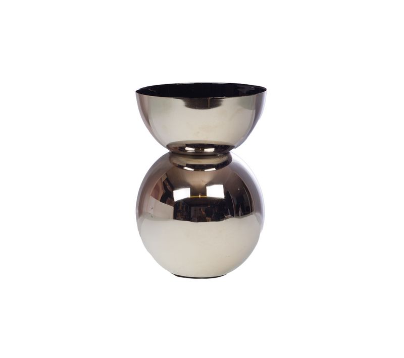Vase Contempo Silver En Métal En Métal