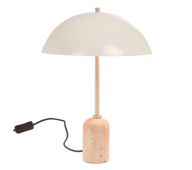 Lampe De Table Andrea En Pierre Reconstituée