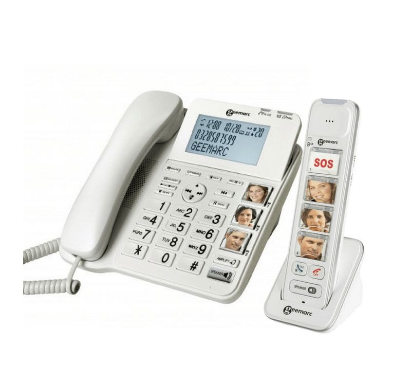 Téléphone Avec Touches Photo Amplidect Combi Photo 295