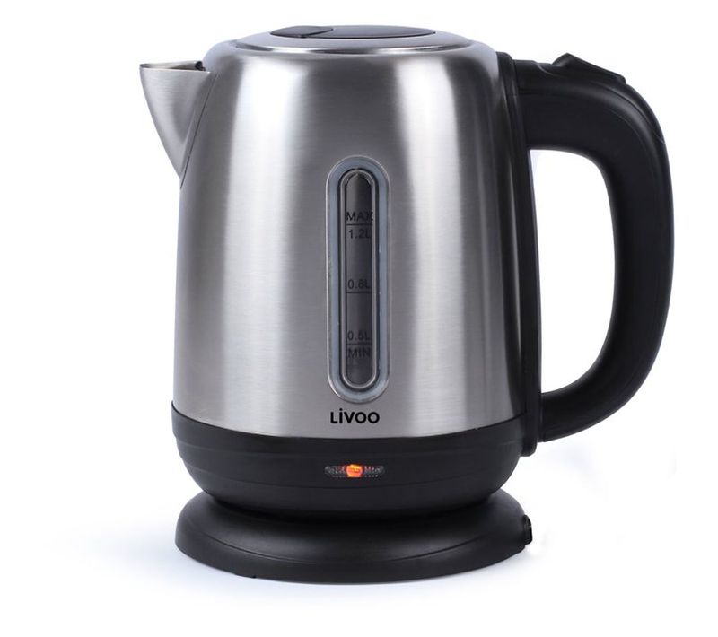 Bouilloire Électrique Inox 1,2 L - 1630 W, Socle 360°