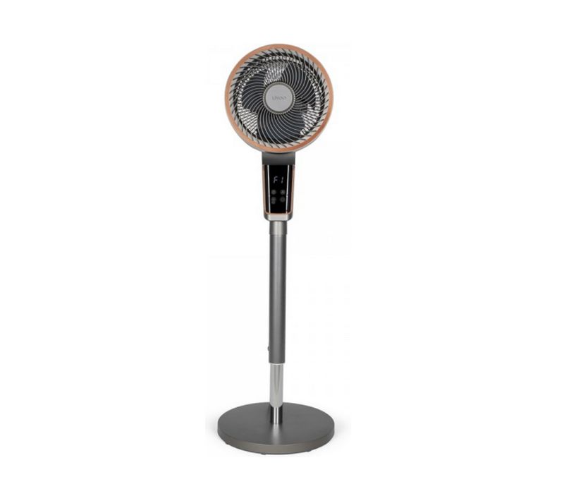 Ventilateur Sur Pied 70w 3 Vitesses Gris Dom486