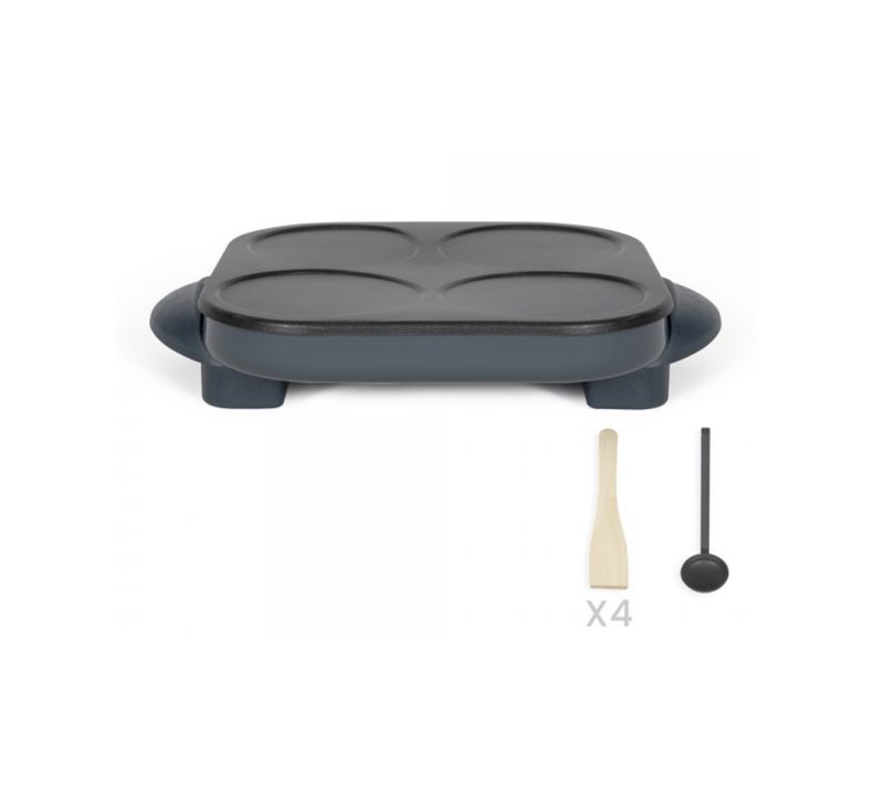 Crêpière 1500w 4x12cm Gris - Doc266g