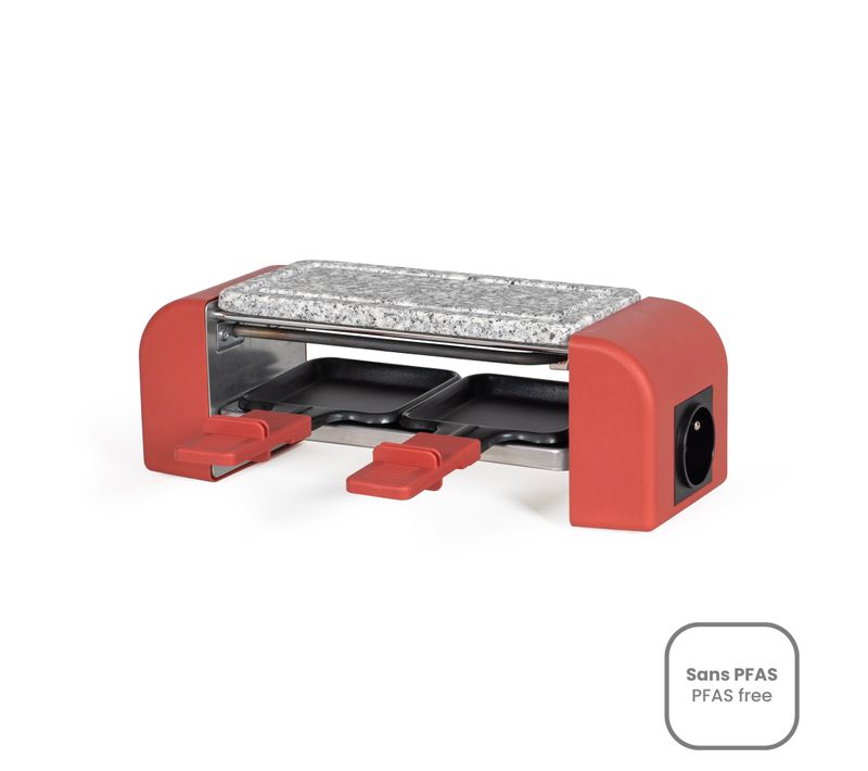 Appareil à Raclette à 2 Personnes 450w Rouge - Doc310r