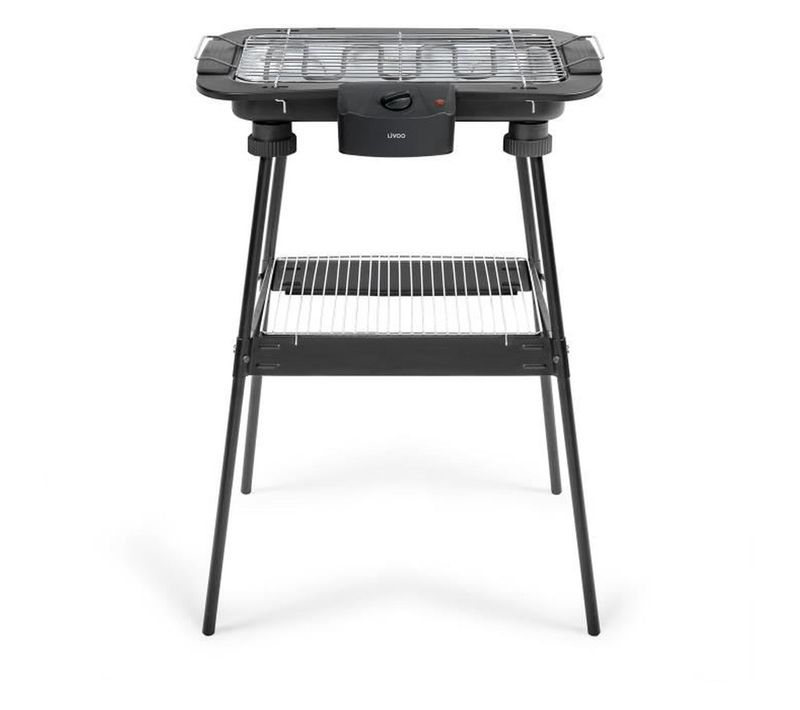 Barbecue Électrique 2-en-1 Sur Table Ou Sur Pieds, 2200 W
