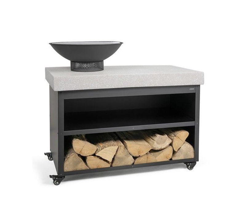Brasero Barbecue Sur Desserte - Doc329 -