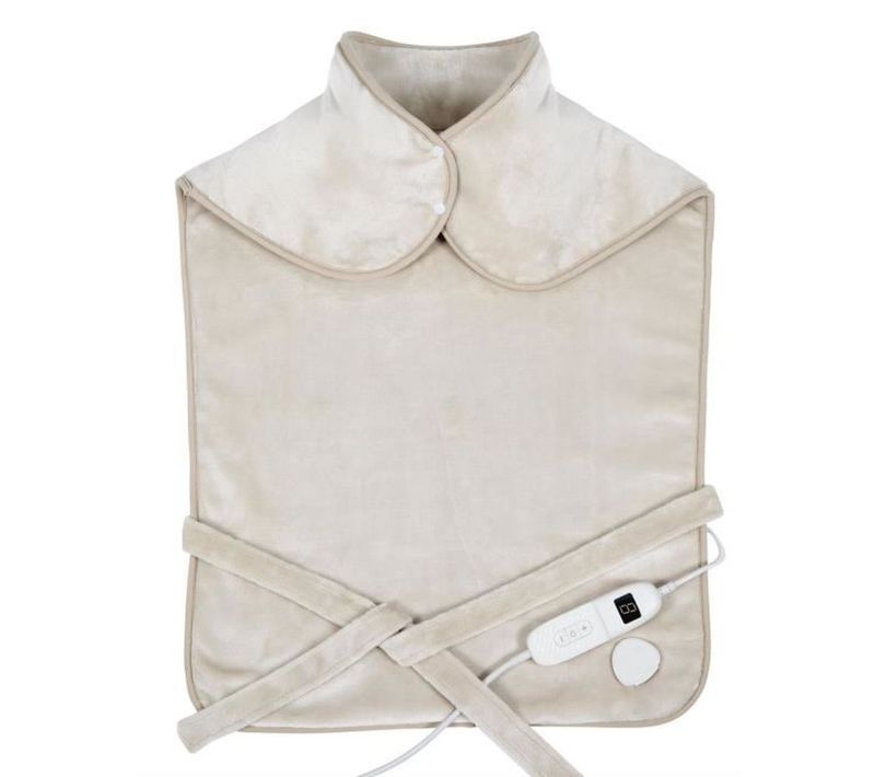 Coussin Chauffant Dos Et Cervicales 100 W, Flanelle 60 X 90 Cm, 9 Niveaux