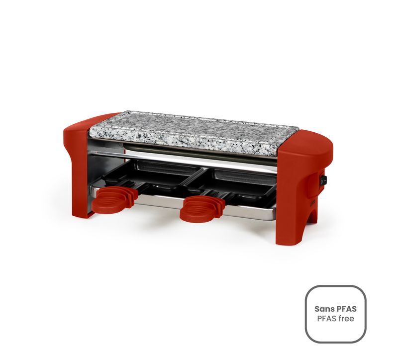 Appareil à Raclette 2 Personnes 350w Rouge - Doc156ro