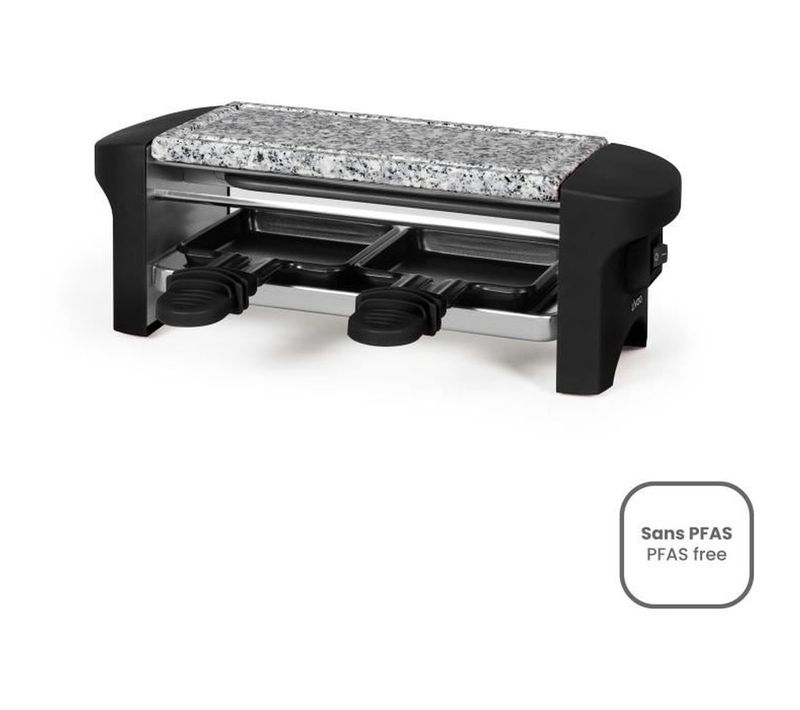 Appareil à Raclette 2 Personnes 350w Noir - Doc156n