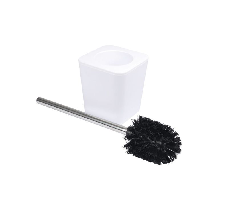 Brosse Wc Soft Touch "vitamine" 39cm Blanc