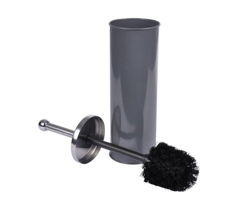 Brosse Wc En Métal "vitamine Ii" 37cm Anthracite