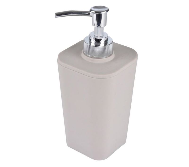 Distributeur De Savon Soft Touch "vitamine Ii" 17cm Taupe