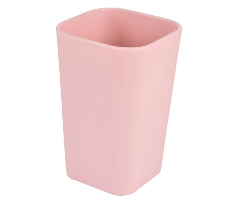 Gobelet Soft Touch "vitamine Ii" 11cm Rose