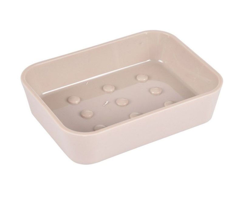 Porte Savon Soft Touch "vitamine Ii" 12cm Taupe