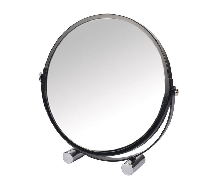 Miroir à Poser Grossissant "vitamine Ii" 17cm Noir