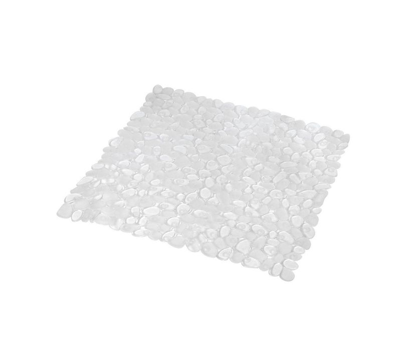 Fond De Douche Galets "vitamine Ii" 52x52cm Transparent