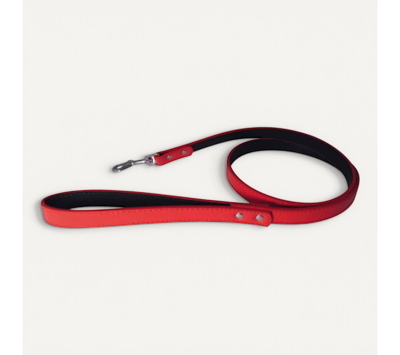 Laisse Pour Chien "élégante" 120cm Rouge