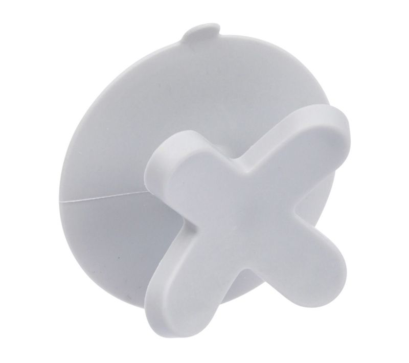 Crochet Ventouse "vitamine Ii" 6cm Gris Clair