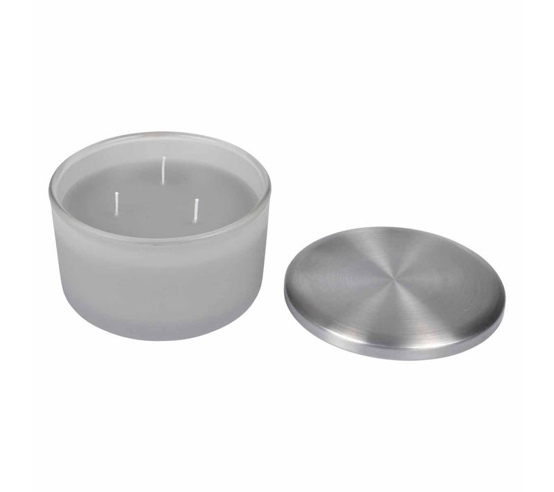 Bougie Parfumée Verrine "tropical Fresh" 13cm Nuage De Coton