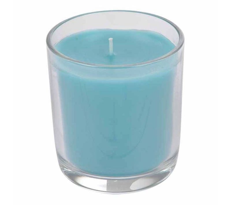 Bougie Parfumée Verrine Déco "tropical Fresh" 9cm Pluie D'été