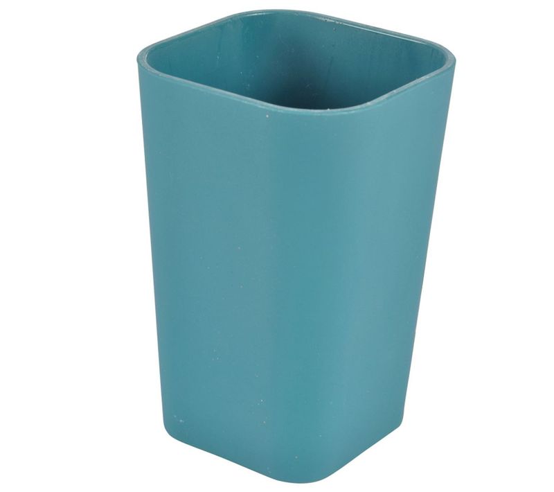 Gobelet Soft Touch "vitamine Ii" 11cm Bleu émeraude