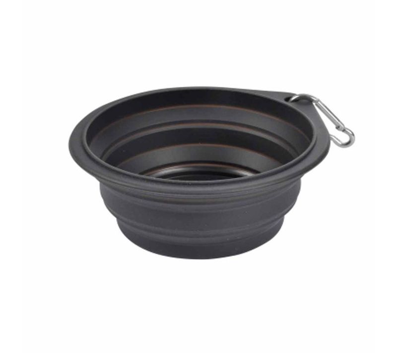 Gamelle Rétractable Pour Chien "voyage" 15cm Anthracite