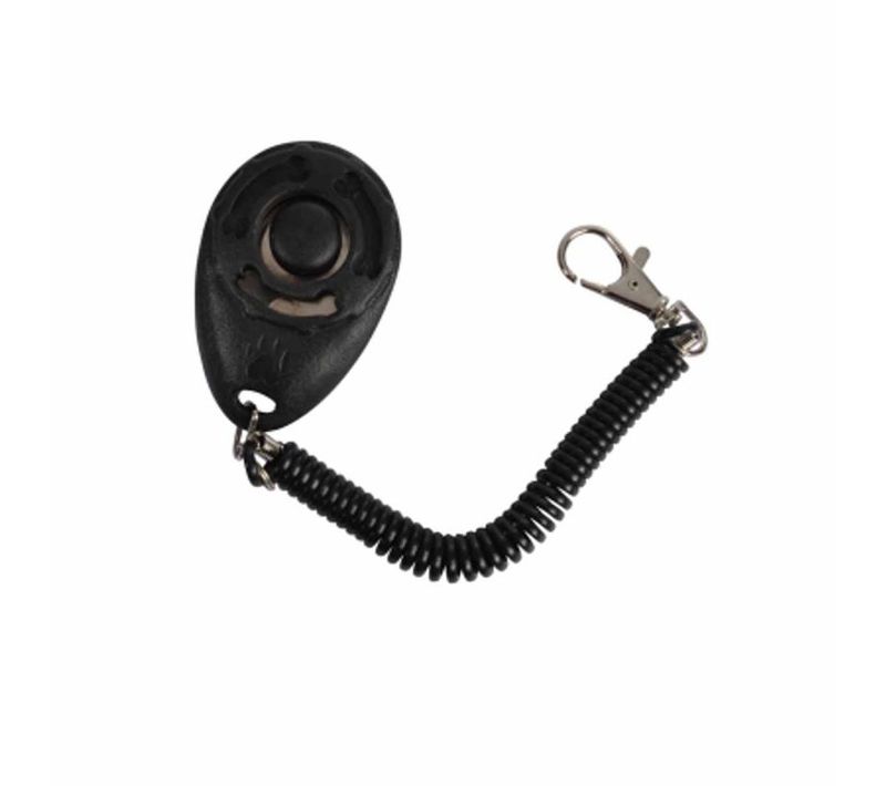 Laisse De Dressage Pour Chien "clicker" 11cm Noir