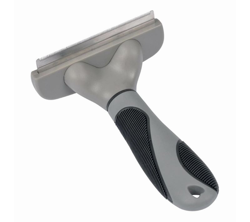 Brosse Pour Chien et Chat "sous Poils" 16cm Gris