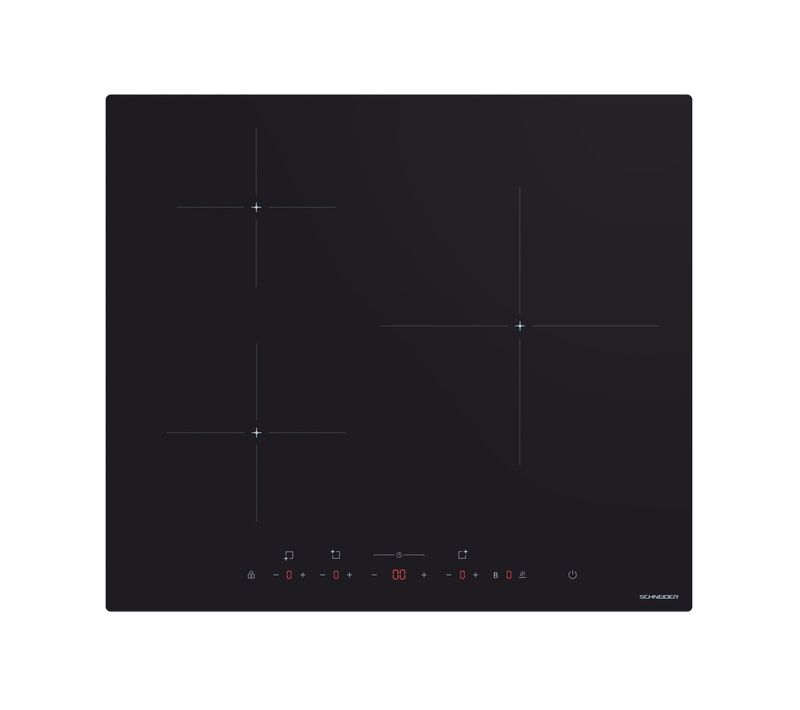 Table Induction 3 Feux Noir - Scti630n1s