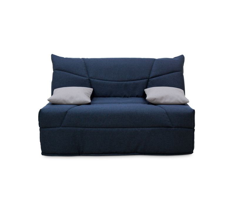 Banquette-lit BZ CELIA 3 tissu bleu marine