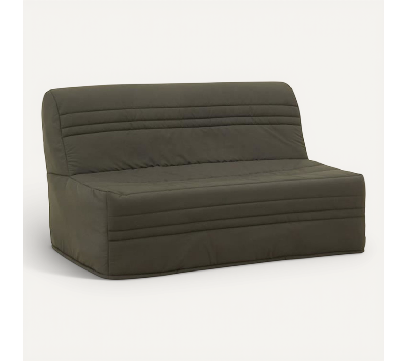 Banquette BZ Joe - Tissu Gris Anthracite - 3 Places - L 143 X P 97 Cm - Couchage 140 X 190 Cm