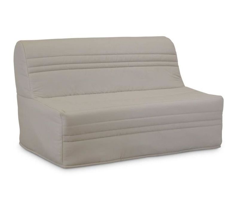 Banquette BZ Joe - Tissu Beige - 3 Places - L 143 X P 97 Cm - Couchage 140 X 190 Cm