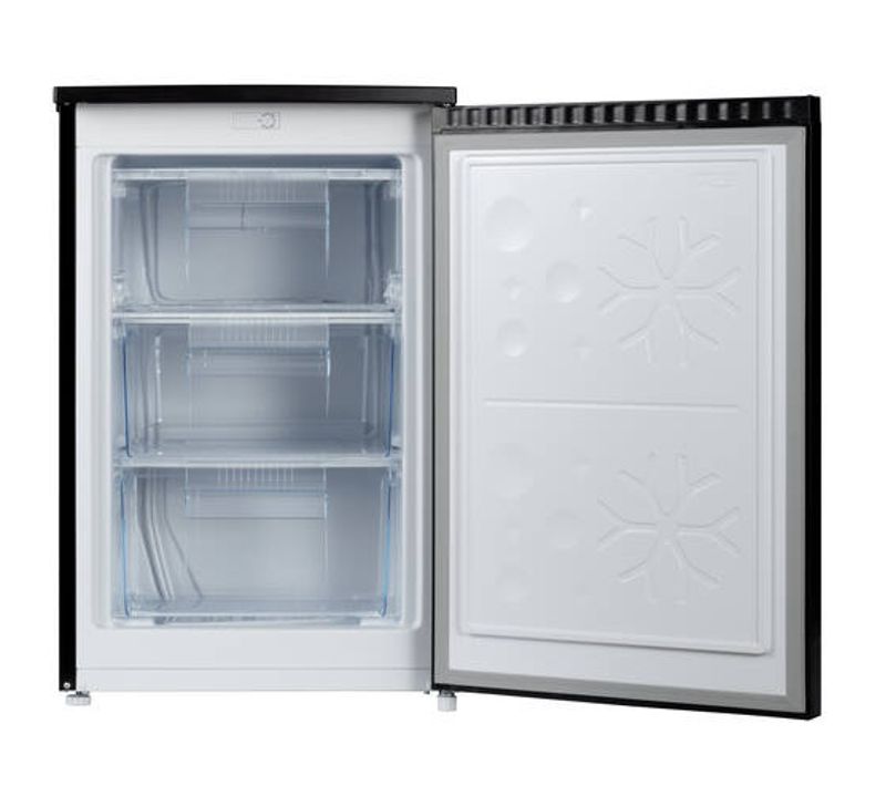 Congélateur Table Top Ctt92ne - 85 L - 2 Tiroirs + 1 Abattant – Bac à Glaçons – Noir - Silencieux