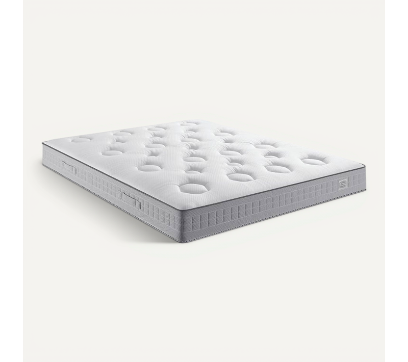 Matelas Ressort 160x200 cm, Ressorts Ensachés, Mi-ferme, H26 cm - SW4
