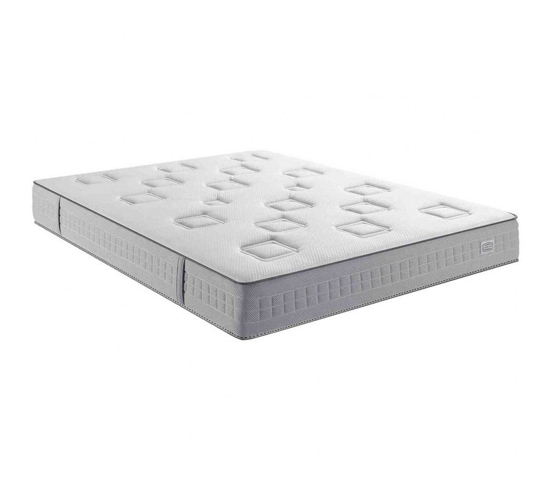 Matelas Ressorts Challenge 140x200 cm - Ferme - 532 Ressorts Ensachés - H24cm