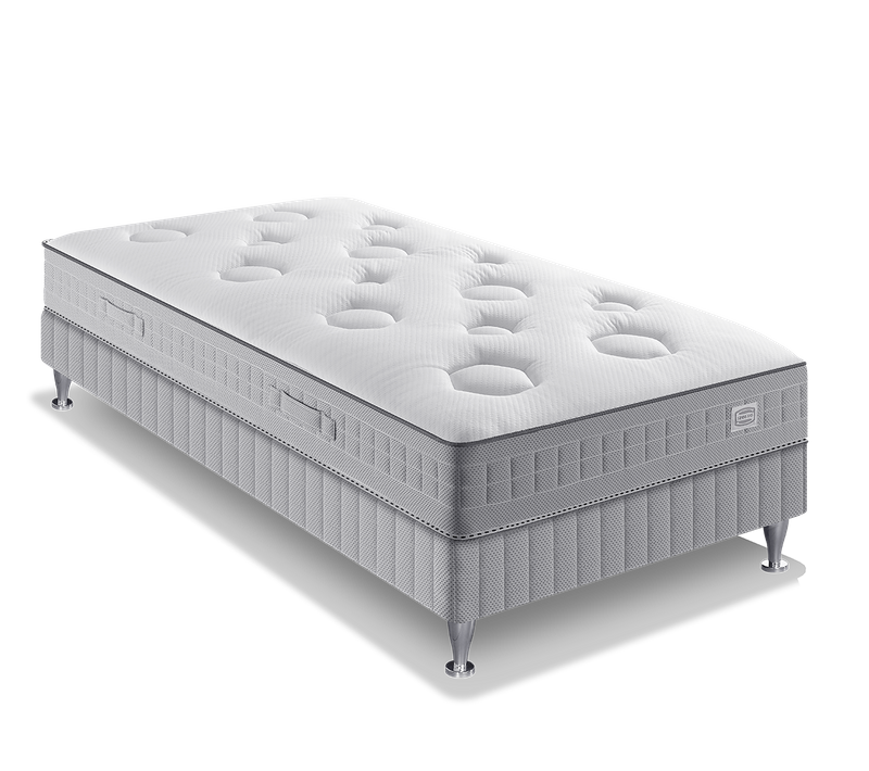 Ens Flexion 90x190 Matelas H26 Ressort Ensachés, Mi-ferme, Sommier