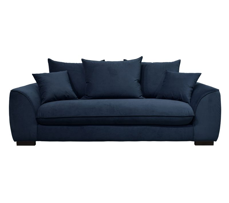 Canapé 3 places convertible SAGA tissu trinity blue 30