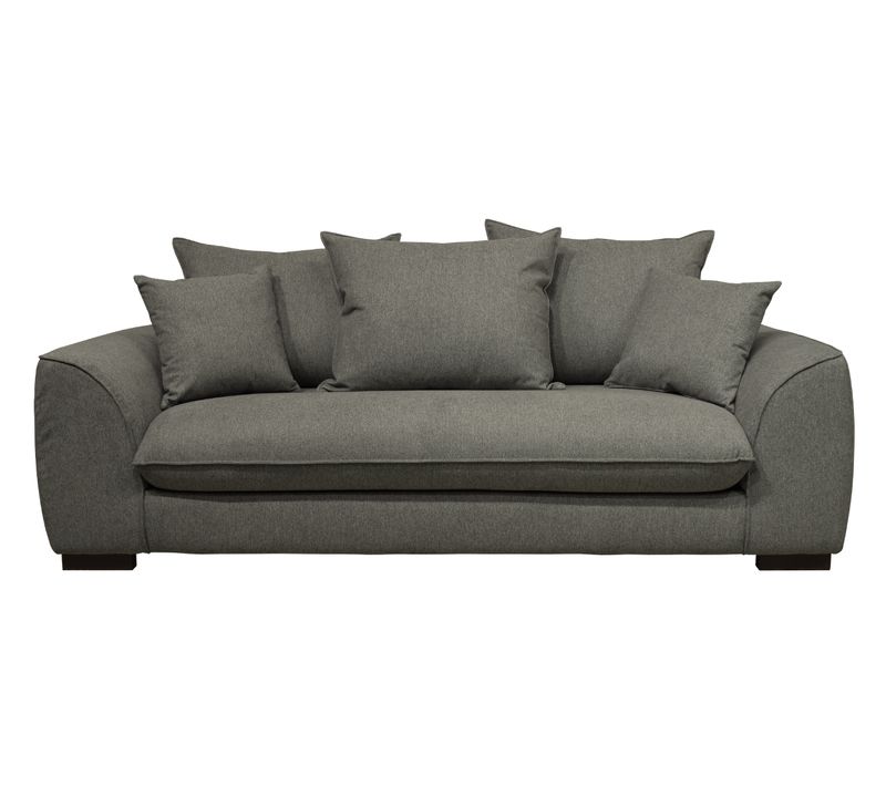 Canapé 3 places SAGA tissu polaris graphite 20