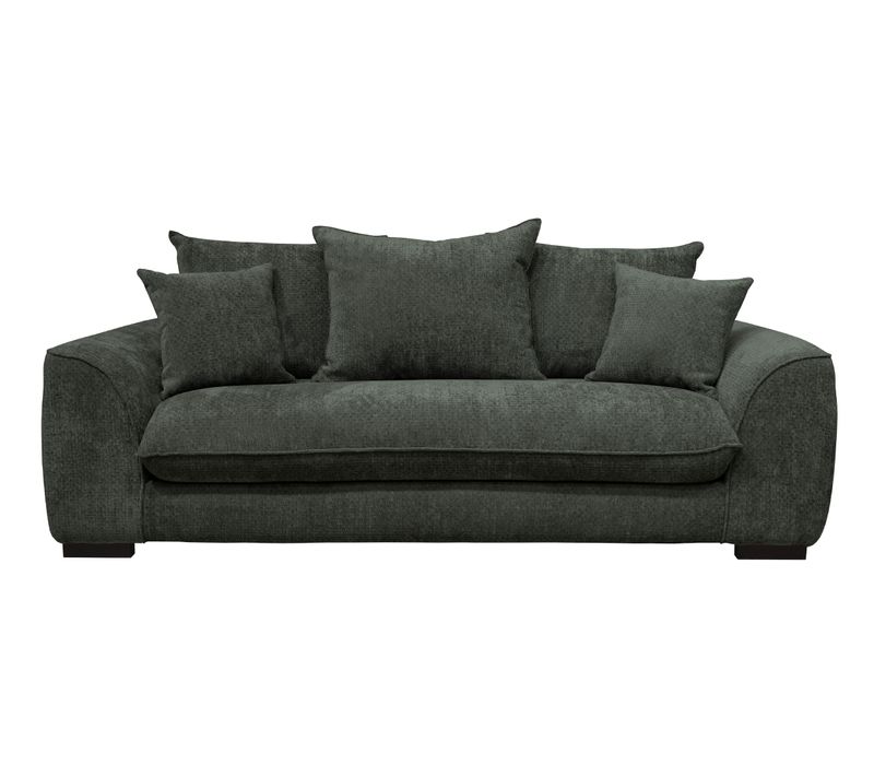 Canapé 3 places SAGA tissu sally anthracite 205