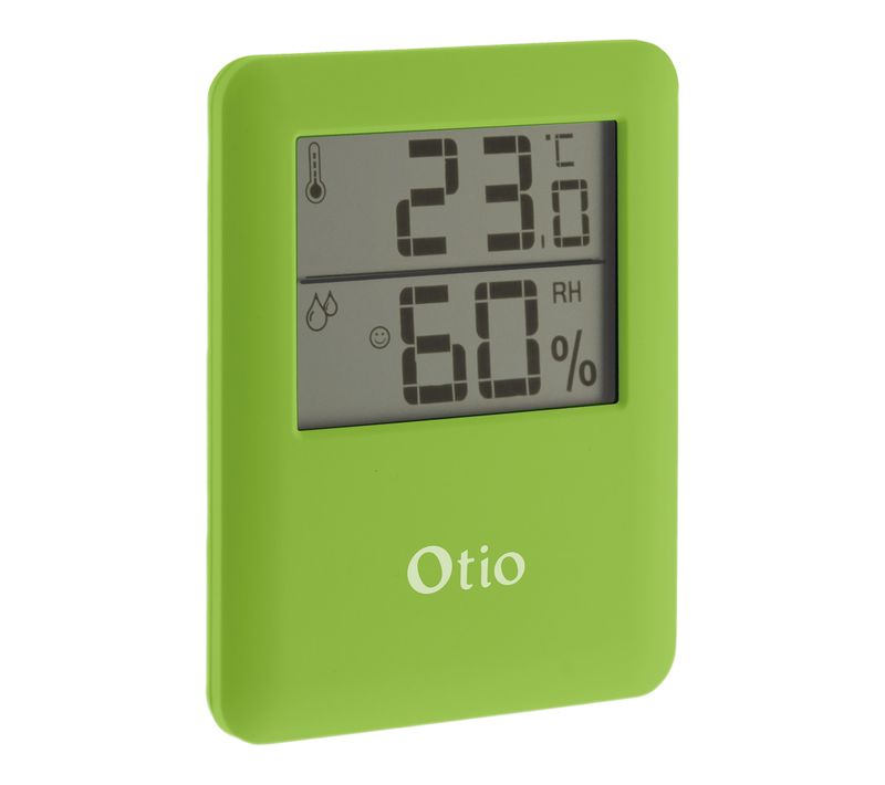Thermomètre Hygromètre Magnétique LCD - Vert - Otio