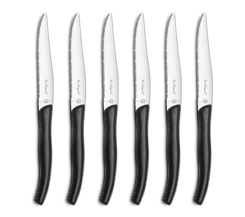 Sky - Bloc 6 Couteaux Steak Noir