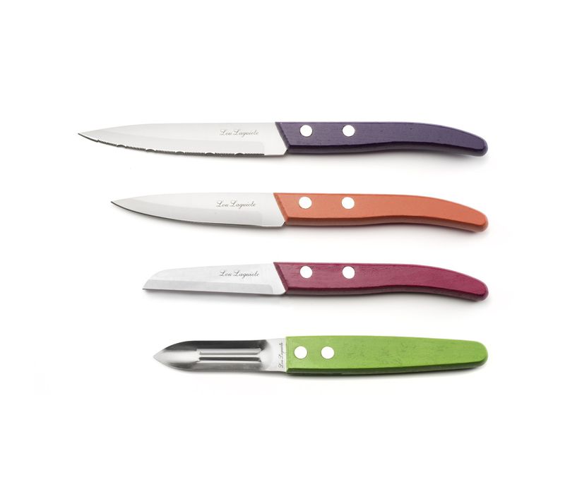 Forest - Set De 4 Couteaux Essentiel" Bois Teinté"