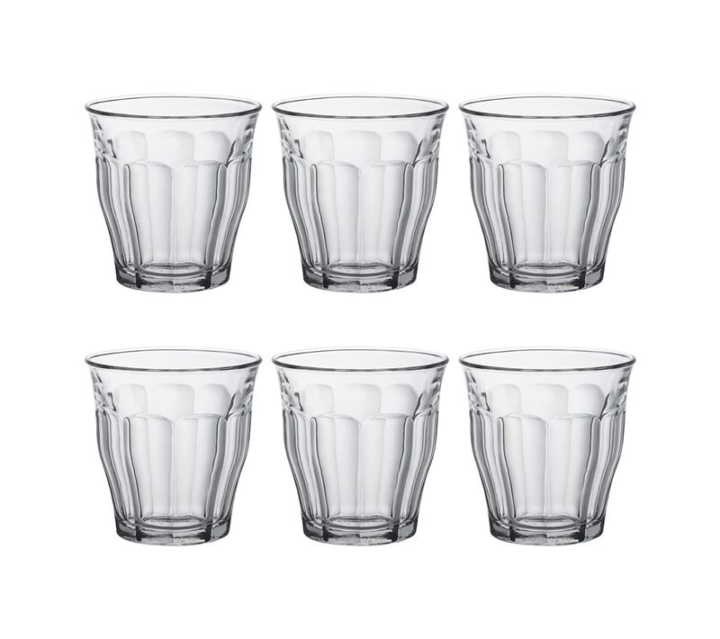 Boîte De 6 Gobelets Picardie 16 Cl En Verre