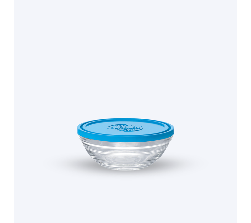 Freshbox - Boite De Conservation Ronde Couvercle Bleu 31cl